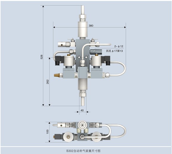 Automatic air supply device, model A31-B302 / Jianghe