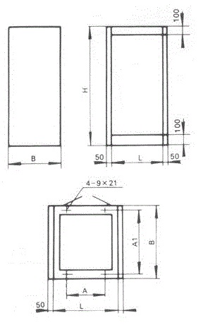KG series side door open instrument cabinet